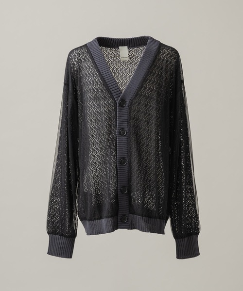 Tulle layered lace cardigan/チュールレイヤードレースカーディガン