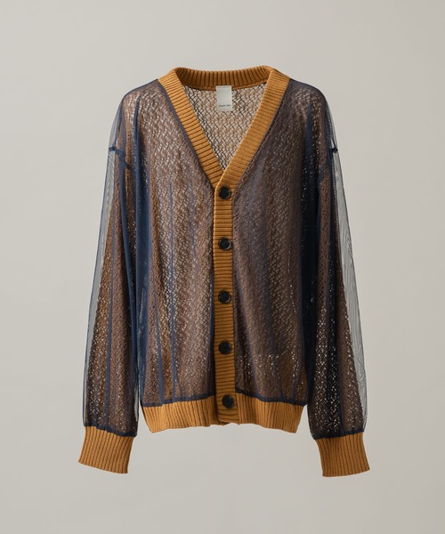 Tulle layered lace cardigan/チュールレイヤードレースカーディガン