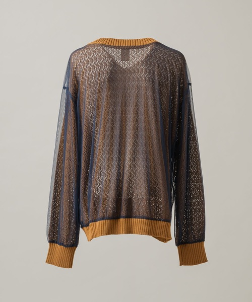 Tulle layered lace cardigan/チュールレイヤードレースカーディガン