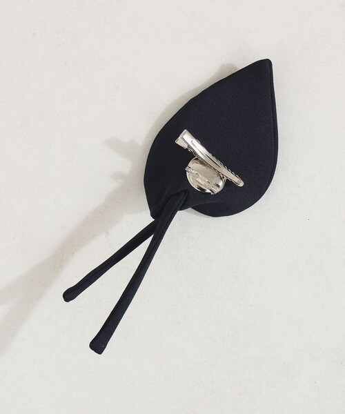 Demi-Luxe BEAMS（デミルクス ビームス）の「【セレモニー・フォーマル】カラー リリーハーフ コート＊（ノーカラーコート・レディース・ネイビー/オフホワイト・36/38）」の16枚目の写真