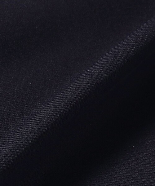 Demi-Luxe BEAMS（デミルクス ビームス）の「【セレモニー・フォーマル】カラー リリーハーフ コート＊（ノーカラーコート・レディース・ネイビー/オフホワイト・36/38）」の4枚目の写真