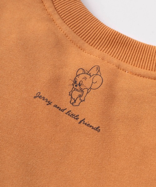 Tom&Jerry(トムアンドジェリー)の「【71】【TOM&JERRY/トムとジェリー】ジェリー サガラ刺繍 裏毛 ワイド スウェット(スウェット・レディース・グレー/クリーム/オレンジ/グリーン・M/L)」の10枚目の写真