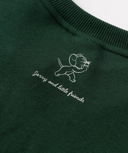 Tom&Jerry(トムアンドジェリー)の「【71】【TOM&JERRY/トムとジェリー】ジェリー サガラ刺繍 裏毛 ワイド スウェット(スウェット・レディース・グレー/クリーム/オレンジ/グリーン・M/L)」の11枚目の写真