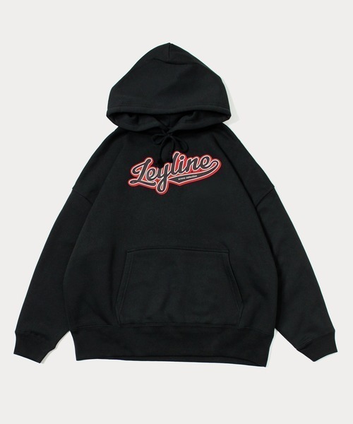 Leyline(レイライン)の「【Leyline】Baseball logo parka(パーカー・メンズ・ブラック/ホワイト・M/L/XL)」の5枚目の写真