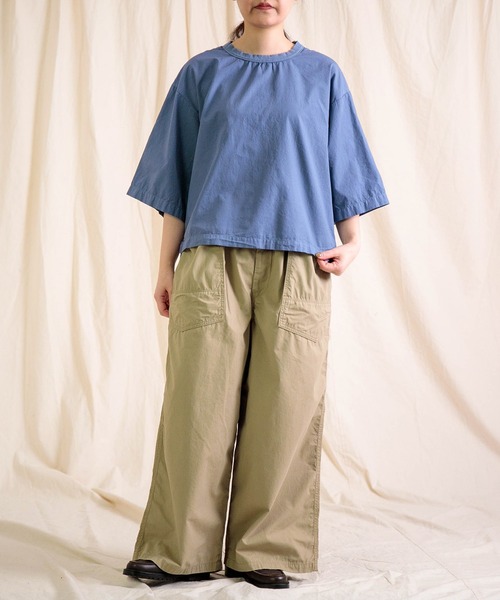 Brocante（ブロカント）の「[Brocante / ブロカント] 高密度ウェザー デフォルメエペパンツ（その他パンツ・レディース・ベージュ/ブラック・2）」の11枚目の写真