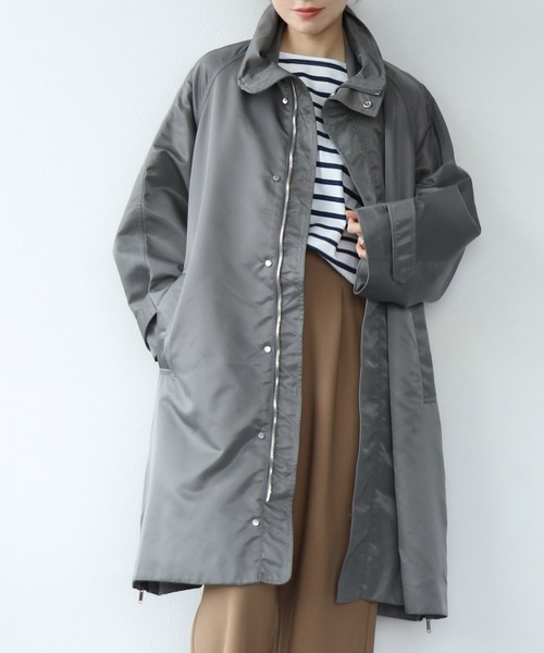 upperhights(アッパーハイツ)の「THE U-BENCH LIGHT スタンドネックコート【upper hights /アッパーハイツ】(その他アウター・レディース・グレー・34)」の5枚目の写真