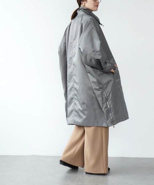 upperhights(アッパーハイツ)の「THE U-BENCH LIGHT スタンドネックコート【upper hights /アッパーハイツ】(その他アウター・レディース・グレー・34)」の4枚目の写真