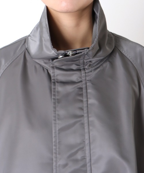 upperhights(アッパーハイツ)の「THE U-BENCH LIGHT スタンドネックコート【upper hights /アッパーハイツ】(その他アウター・レディース・グレー・34)」の9枚目の写真