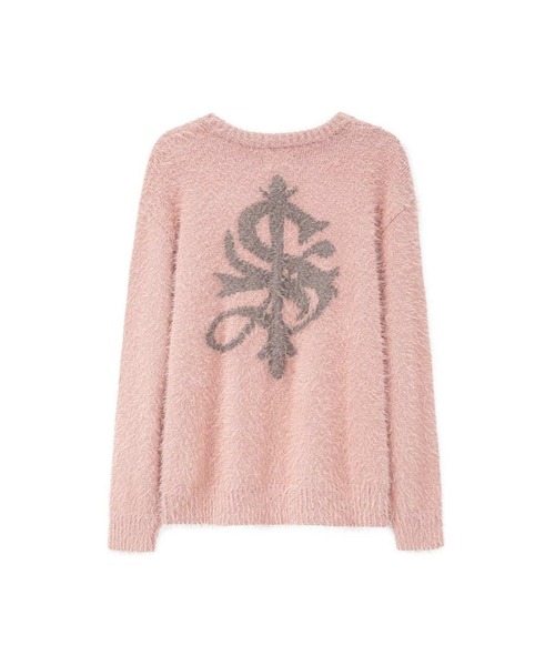 SUPPLIER(サプライヤー)の「ニット|Cross Shaggy Knit|SUPPLIER(ニット/セーター・メンズ・ブラック/ピンク・SMALL/MEDIUM/LARGE/X-LARGE)」の2枚目の写真