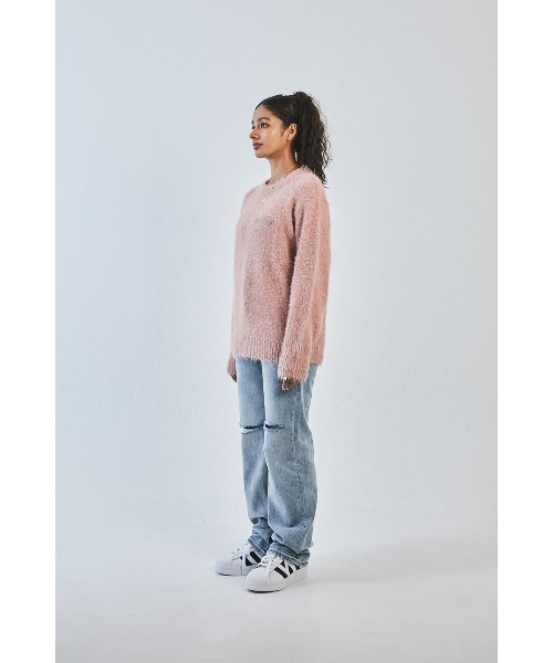 SUPPLIER(サプライヤー)の「ニット|Cross Shaggy Knit|SUPPLIER(ニット/セーター・メンズ・ブラック/ピンク・SMALL/MEDIUM/LARGE/X-LARGE)」の16枚目の写真