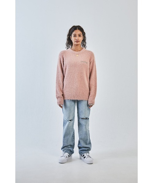 SUPPLIER(サプライヤー)の「ニット|Cross Shaggy Knit|SUPPLIER(ニット/セーター・メンズ・ブラック/ピンク・SMALL/MEDIUM/LARGE/X-LARGE)」の14枚目の写真