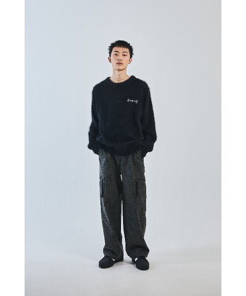 SUPPLIER(サプライヤー)の「ニット|Cross Shaggy Knit|SUPPLIER(ニット/セーター・メンズ・ブラック/ピンク・SMALL/MEDIUM/LARGE/X-LARGE)」の22枚目の写真