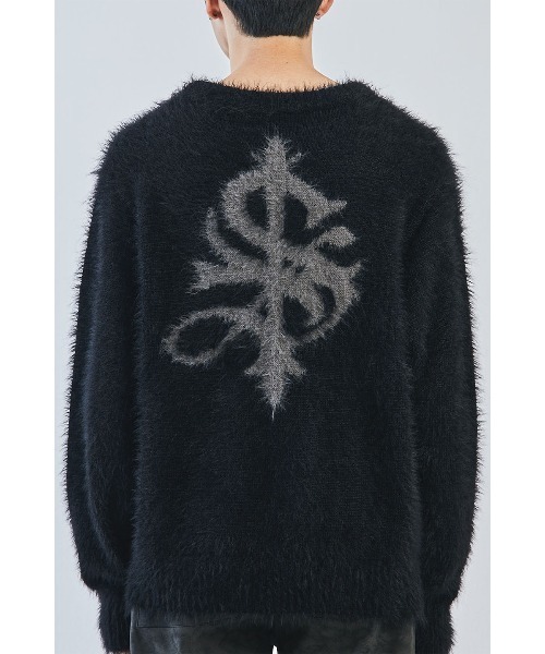 SUPPLIER(サプライヤー)の「ニット|Cross Shaggy Knit|SUPPLIER(ニット/セーター・メンズ・ブラック/ピンク・SMALL/MEDIUM/LARGE/X-LARGE)」の6枚目の写真