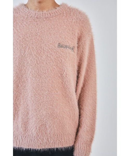 SUPPLIER(サプライヤー)の「ニット|Cross Shaggy Knit|SUPPLIER(ニット/セーター・メンズ・ブラック/ピンク・SMALL/MEDIUM/LARGE/X-LARGE)」の20枚目の写真