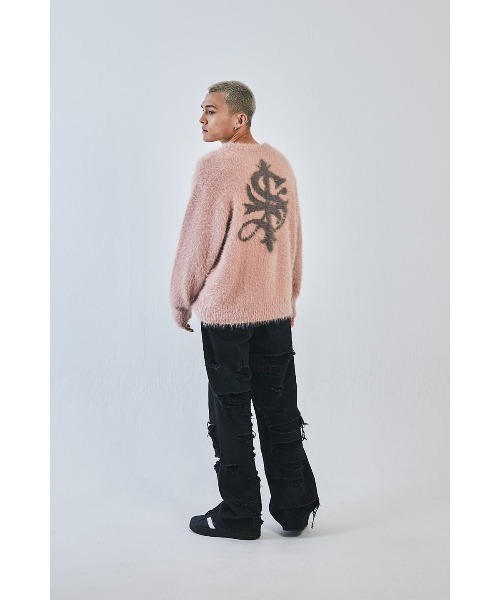 SUPPLIER(サプライヤー)の「ニット|Cross Shaggy Knit|SUPPLIER(ニット/セーター・メンズ・ブラック/ピンク・SMALL/MEDIUM/LARGE/X-LARGE)」の13枚目の写真