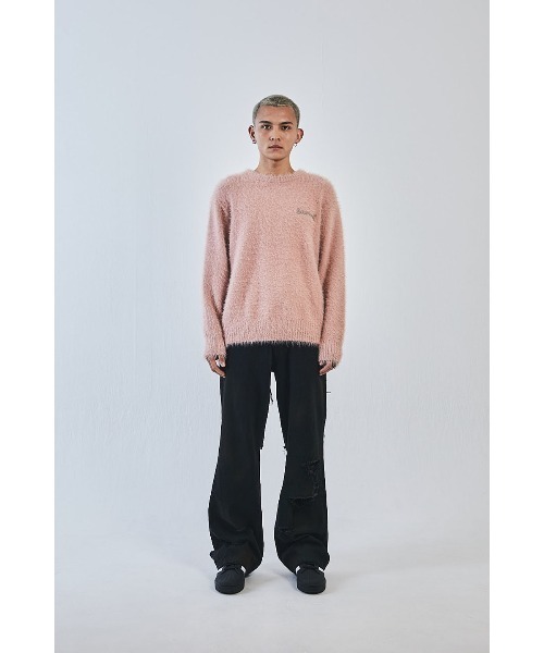 SUPPLIER(サプライヤー)の「ニット|Cross Shaggy Knit|SUPPLIER(ニット/セーター・メンズ・ブラック/ピンク・SMALL/MEDIUM/LARGE/X-LARGE)」の11枚目の写真