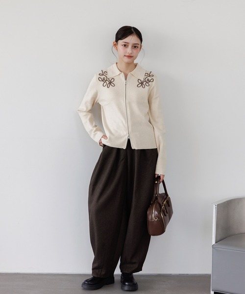 Dita Muaj.（ディータムアージュ）の「ヘザーエステルツイルコクーンパンツ（その他パンツ・レディース・ブラック/ブラウン・FREE）」の9枚目の写真