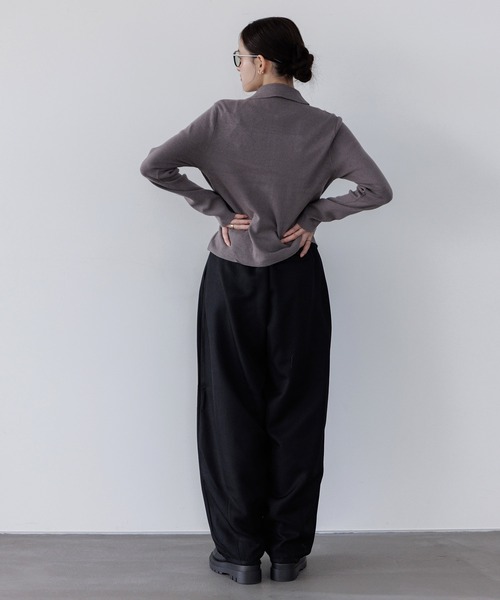 Dita Muaj.（ディータムアージュ）の「ヘザーエステルツイルコクーンパンツ（その他パンツ・レディース・ブラック/ブラウン・FREE）」の16枚目の写真