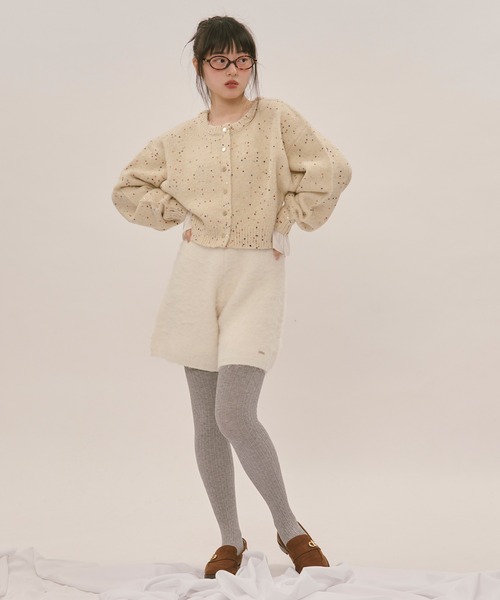 short knit pants / ショートニットパンツ（その他パンツ）｜loin nuit