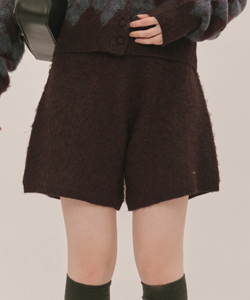 short knit pants / ショートニットパンツ（その他パンツ）｜loin nuit