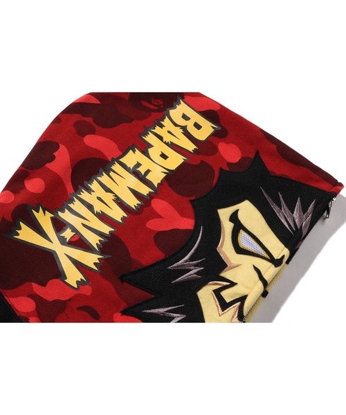 A BATHING APE（アベイシングエイプ）の「BAPEMAN-X FULL ZIP HOODIE（パーカー・メンズ・グレー/ブラック・LARGE/SMALL/XX-LARGE/MEDIUM/X-LARGE/XXX-LARGE）」の13枚目の写真