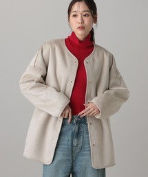 GLOBAL WORK | MATINEE LINE/リバーシブルボア切り替えジャケット/606804(テーラードジャケット)