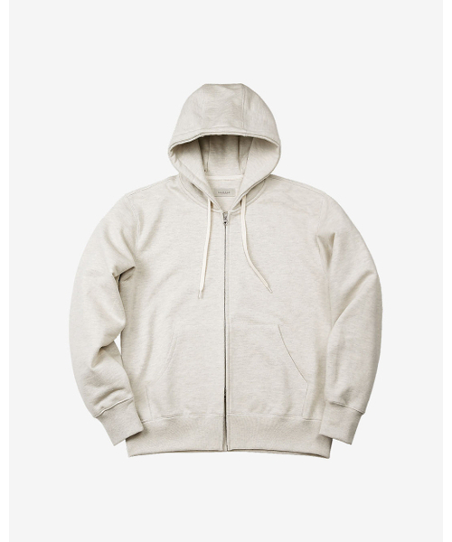 sortie(ソルティ)の「2-Way Essential Sweat Hooded zip-up (Oatmeal Melange)(パーカー・メンズ・その他・LARGE/X-LARGE/MEDIUM)」の1枚目の写真