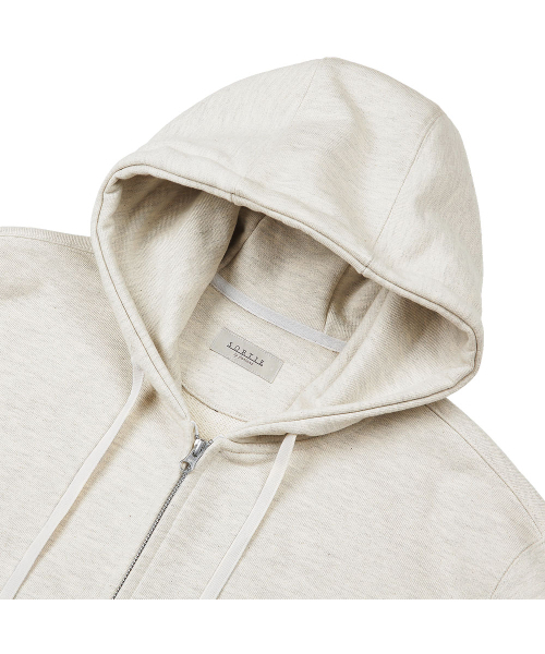 sortie(ソルティ)の「2-Way Essential Sweat Hooded zip-up (Oatmeal Melange)(パーカー・メンズ・その他・LARGE/X-LARGE/MEDIUM)」の2枚目の写真