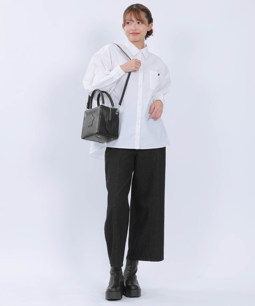 MARY QUANT（マリークワント）の「スムースデイジー 2WAYショルダー（ショルダーバッグ・レディース・ブラック/ベージュ・FREE）」の9枚目の写真