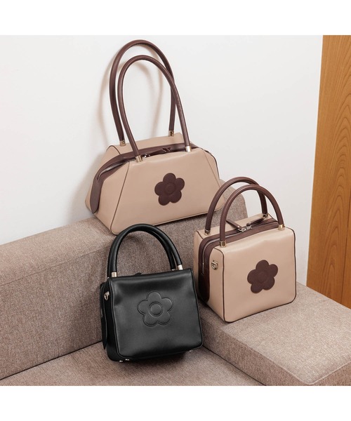 MARY QUANT（マリークワント）の「スムースデイジー 2WAYショルダー（ショルダーバッグ・レディース・ブラック/ベージュ・FREE）」の18枚目の写真