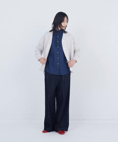 ADIEU TRISTESSE（アデュートリステス）の「ウールカシミヤニットカーディガン（カーディガン/ボレロ・レディース・グレイッシュベージュ/ピンク/パープル系その他・FREE）」の18枚目の写真