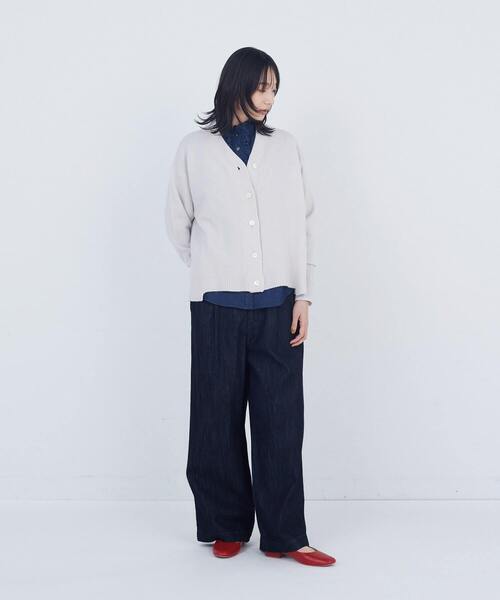 ADIEU TRISTESSE（アデュートリステス）の「ウールカシミヤニットカーディガン（カーディガン/ボレロ・レディース・グレイッシュベージュ/ピンク/パープル系その他・FREE）」の12枚目の写真
