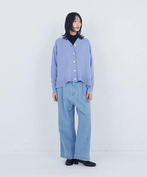 ADIEU TRISTESSE（アデュートリステス）の「ウールカシミヤニットカーディガン（カーディガン/ボレロ・レディース・グレイッシュベージュ/ピンク/パープル系その他・FREE）」の6枚目の写真