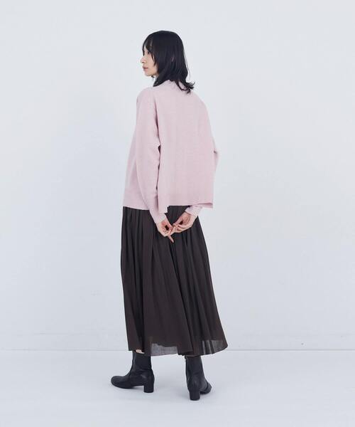 ADIEU TRISTESSE（アデュートリステス）の「ウールカシミヤニットカーディガン（カーディガン/ボレロ・レディース・グレイッシュベージュ/ピンク/パープル系その他・FREE）」の5枚目の写真