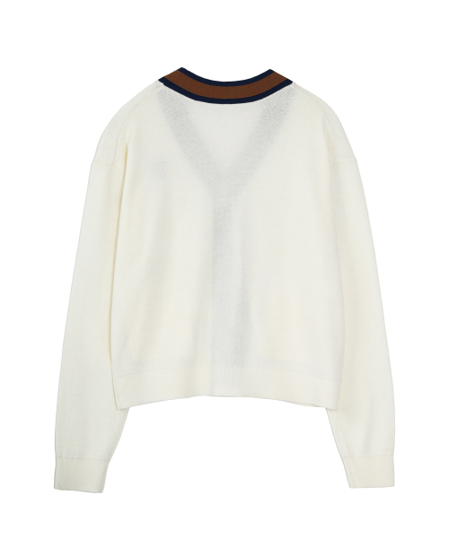 YALE(イェール)の「カレッジシンボルワッペンカーディガン_アイボリー(カーディガン/ボレロ・レディース・その他・MEDIUM/SMALL)」の10枚目の写真