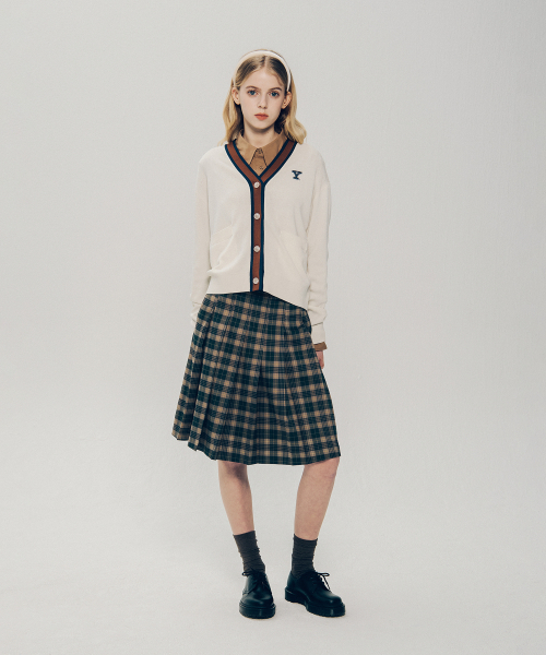 YALE(イェール)の「カレッジシンボルワッペンカーディガン_アイボリー(カーディガン/ボレロ・レディース・その他・MEDIUM/SMALL)」の4枚目の写真