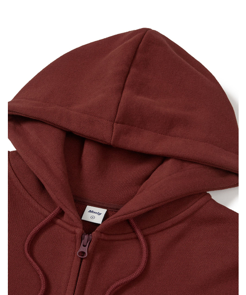 MMLG（エムエムエルジー）の「[Mmlg] WE HOOD ZIPUP (CRANBERRY)（パーカー・レディース・その他・SMALL/MEDIUM/LARGE/X-LARGE）」の3枚目の写真
