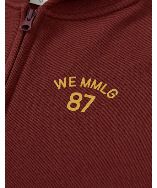 MMLG（エムエムエルジー）の「[Mmlg] WE HOOD ZIPUP (CRANBERRY)（パーカー・レディース・その他・SMALL/MEDIUM/LARGE/X-LARGE）」の4枚目の写真