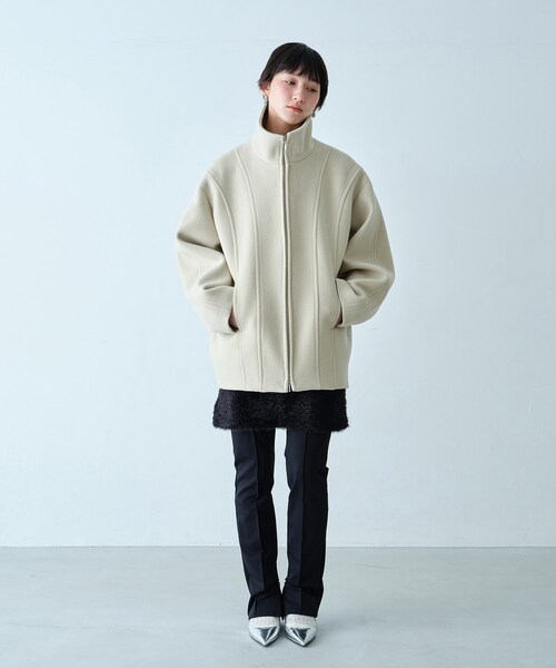 セール】wool volume short coat（その他アウター）｜CODE A（コード