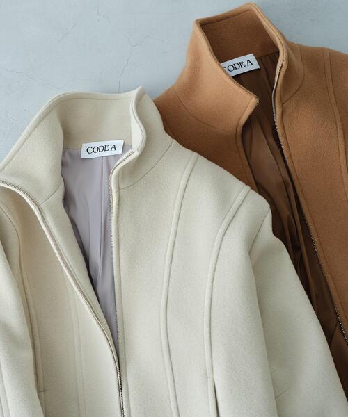 セール】wool volume short coat（その他アウター）｜CODE A（コード