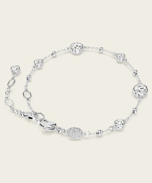 SWAROVSKI（スワロフスキー）の「【公式】【スワロフスキー】Imber ブレスレット, ラウンドカット, ホワイト, ロジウム・プレーティング（ブレスレット・レディース・ホワイト・M）」の5枚目の写真