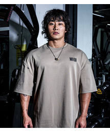 WAYDN（ウェイドゥン）の「ビンテージロゴオーバーフィットショートスリーブサンドベージュ（Tシャツ/カットソー）」