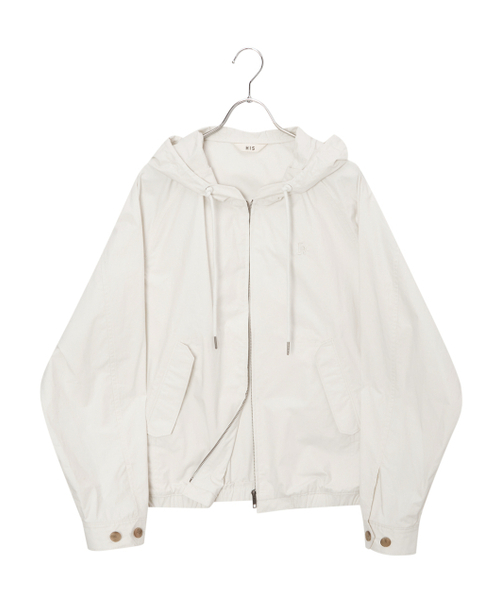 HAZZYS（ ヘジス）の「[HIS]ストーンコットンポプリンウィンドブレーカー（ナイロンジャケット・メンズ・その他・MEDIUM/LARGE/SMALL）」の3枚目の写真