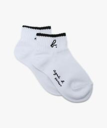 agnes b.（アニエスベー）の「キッズ ”b.” ロゴ ライン ソックス（ソックス/靴下）」