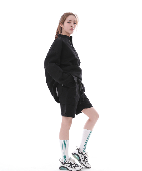 SAINTCREW(セントクルー)の「コンフォータブルモダンカーゴショーツ CM-1200C ブラック(その他パンツ・メンズ・その他・MEDIUM/LARGE/X-LARGE)」の5枚目の写真