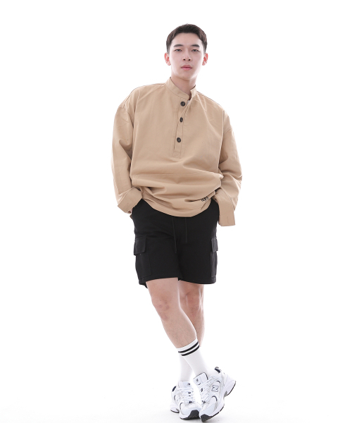 SAINTCREW(セントクルー)の「コンフォータブルモダンカーゴショーツ CM-1200C ブラック(その他パンツ・メンズ・その他・MEDIUM/LARGE/X-LARGE)」の6枚目の写真