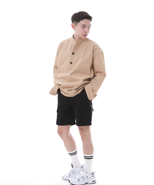 SAINTCREW(セントクルー)の「コンフォータブルモダンカーゴショーツ CM-1200C ブラック(その他パンツ・メンズ・その他・MEDIUM/LARGE/X-LARGE)」の9枚目の写真