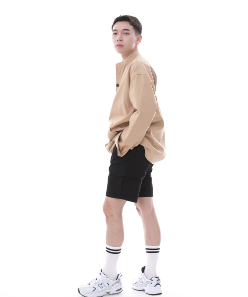 SAINTCREW(セントクルー)の「コンフォータブルモダンカーゴショーツ CM-1200C ブラック(その他パンツ・メンズ・その他・MEDIUM/LARGE/X-LARGE)」の11枚目の写真