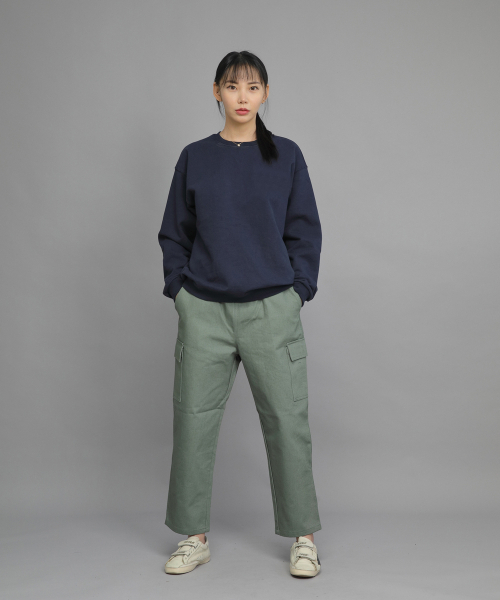SAINTCREW(セントクルー)の「ヘビーテリー レギュラースウェットシャツ HRS-803 ネイビー(スウェット・レディース・その他・MEDIUM/LARGE/X-LARGE)」の6枚目の写真