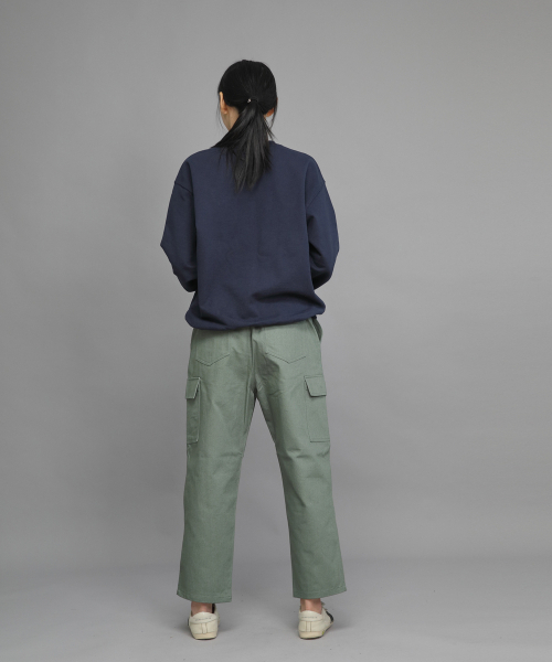 SAINTCREW(セントクルー)の「ヘビーテリー レギュラースウェットシャツ HRS-803 ネイビー(スウェット・レディース・その他・MEDIUM/LARGE/X-LARGE)」の8枚目の写真